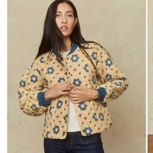 Christy Dawn quilted jacket Cleo in Apple Blossom